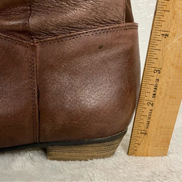 Steve Madden Creation Brown Leather Knee High Boots Women’s Size 8M - Picture 6 of 9